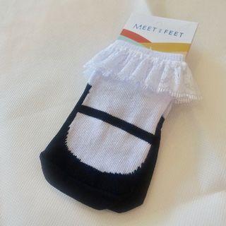 Brand New Meet My Feet Infant Socks with Lace BB-2908-2