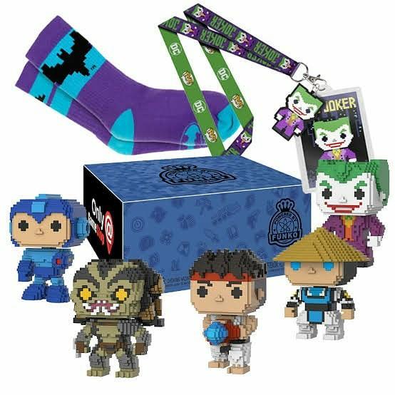 8 Bit Funko Pop Gamestop Exclusive Mega Man Ryu Joker Raiden Predator Toys Games Toys On Carousell