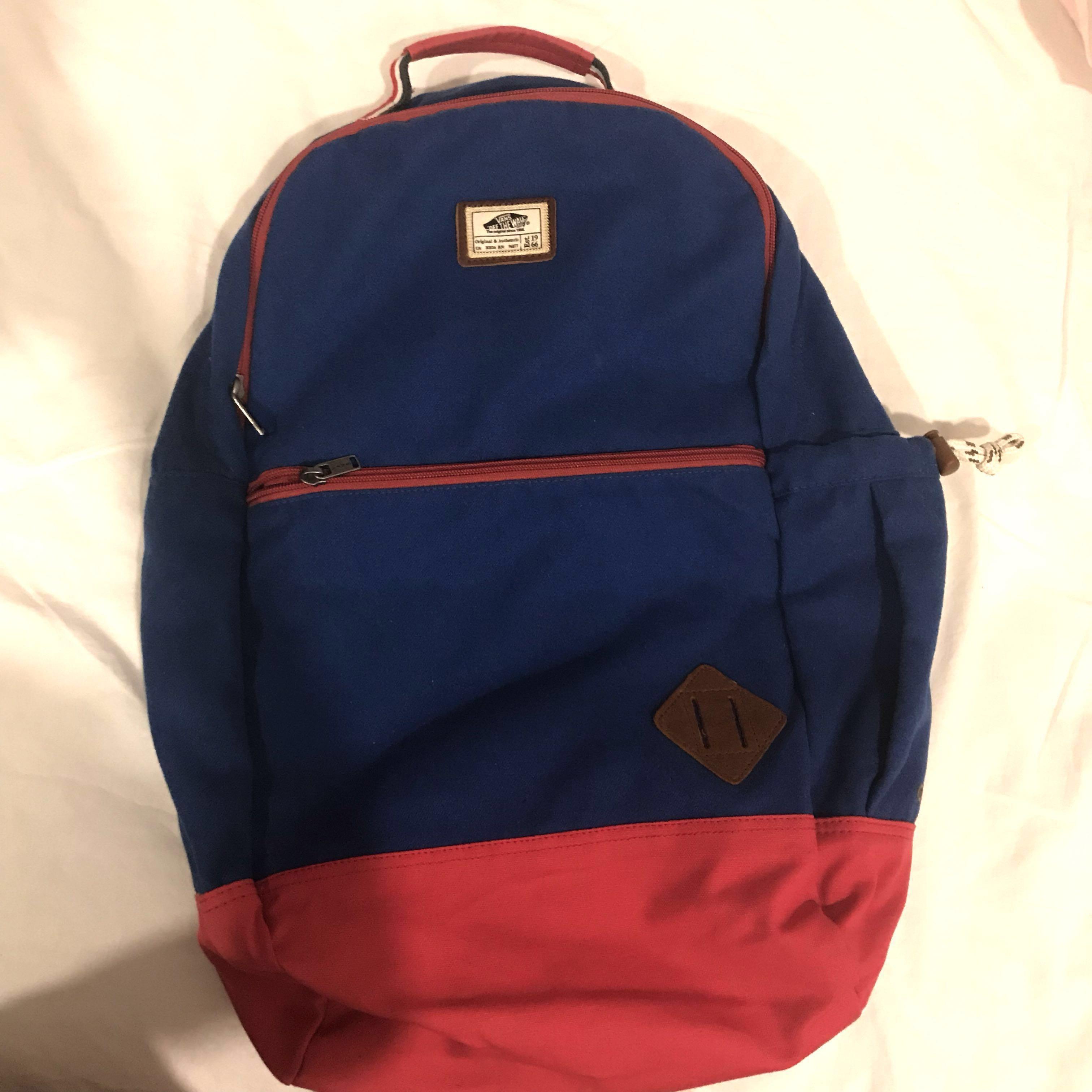 vans backpack womens Blue