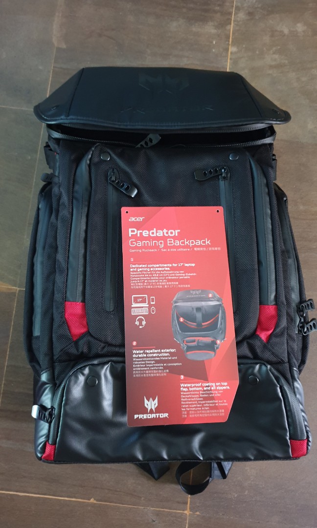 Acer Predator Gaming Laptop Bag (Unused), Computers & Tech, Parts & Accessories, Laptop Bags