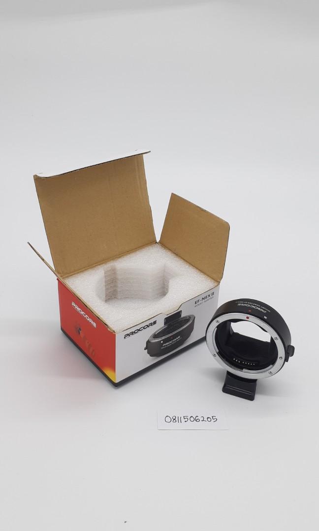 Adapter Auto Focus EF NEX Procore II Canon to Sony E mount