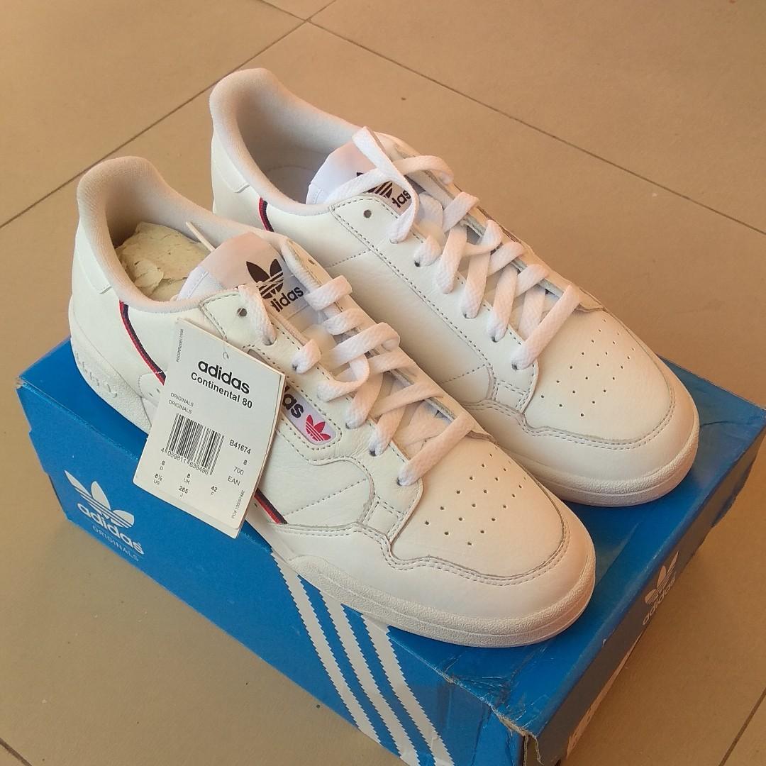 adidas continental 80s white