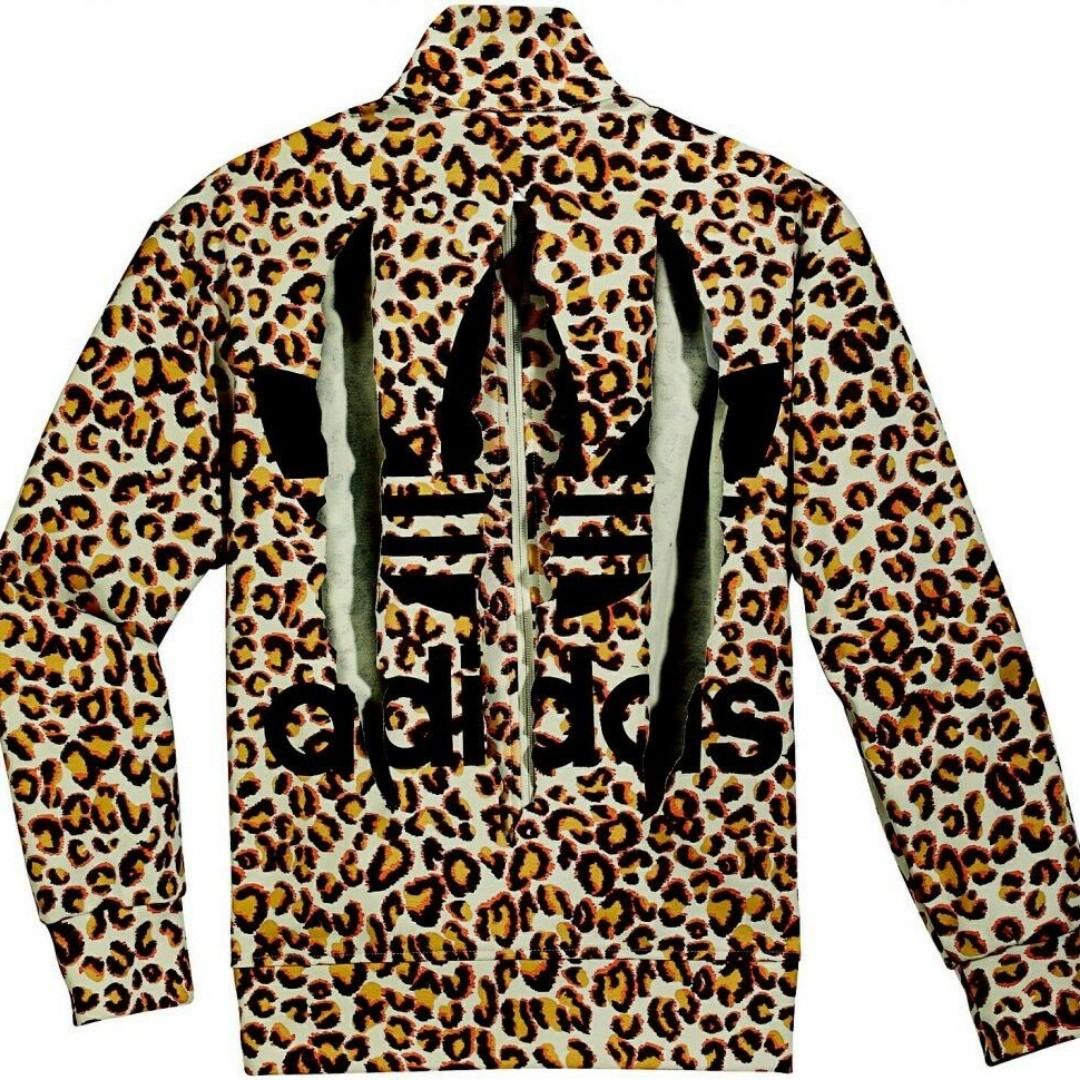 Martyr løn Skole lærer Adidas x Jeremy Scott Leopard Jacket, 男裝, 外套及戶外衣服- Carousell