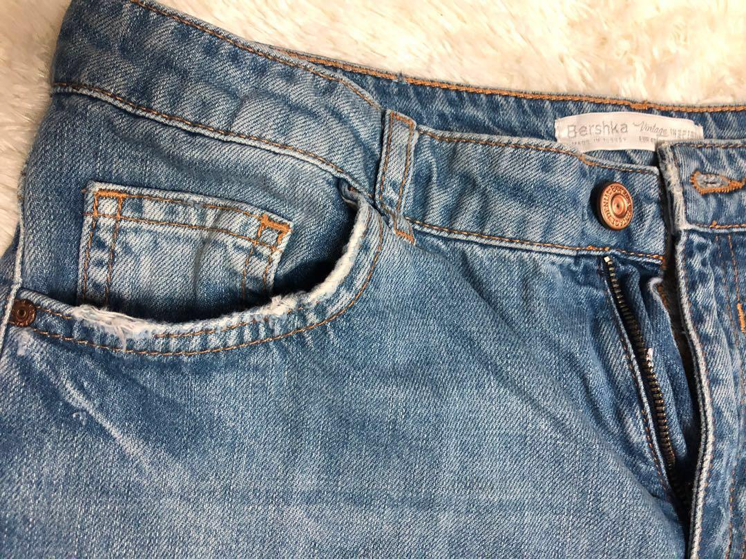 Bershka Denim Collection (Vintage), Fesyen Wanita, Pakaian Wanita, Bawahan  di Carousell