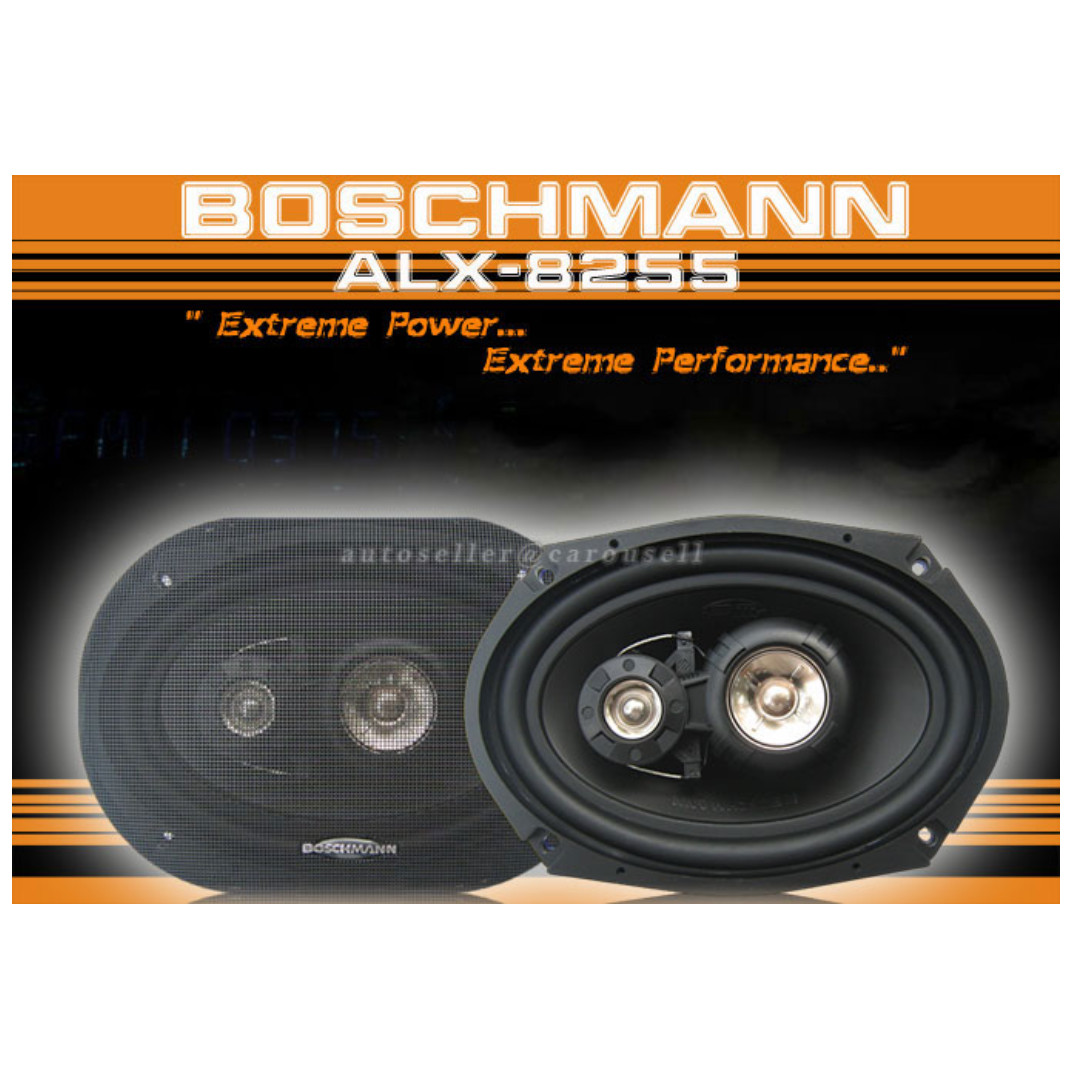 BOSCHMANN (USA) Extreme GIGA 900W 6"x9" 3Way Speaker, Auto Accessories