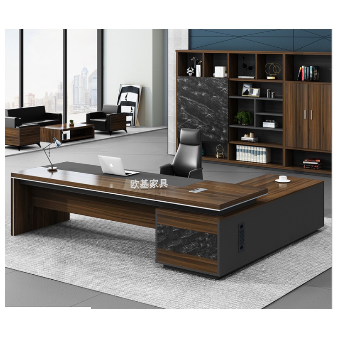 Boss Director Manager Table L Shape Office Desk Ikea Home