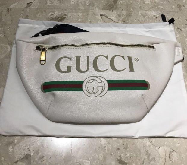 gucci leather belt bag
