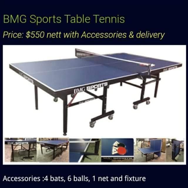 Brand New Table Tennis Bmg Furniture Tables Chairs On