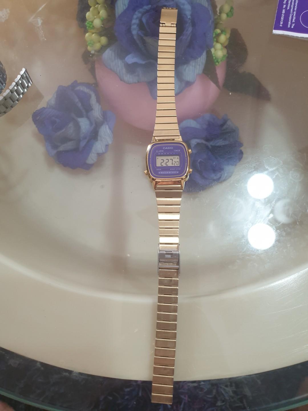 Casio discount vintage violet