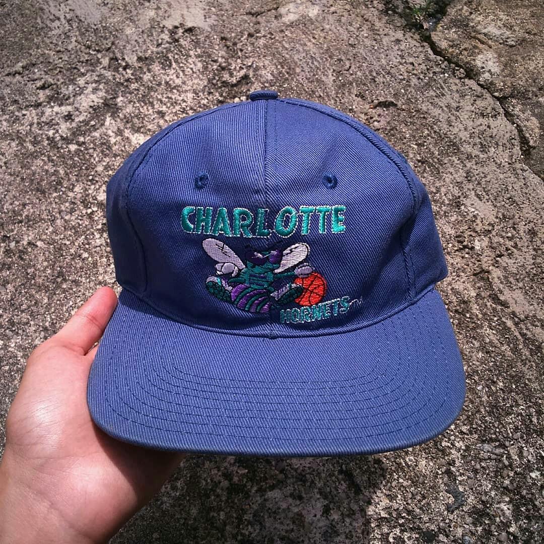 Charlotte Hornets 90 S Cap Men S Fashion Accessories Caps Hats On Carousell