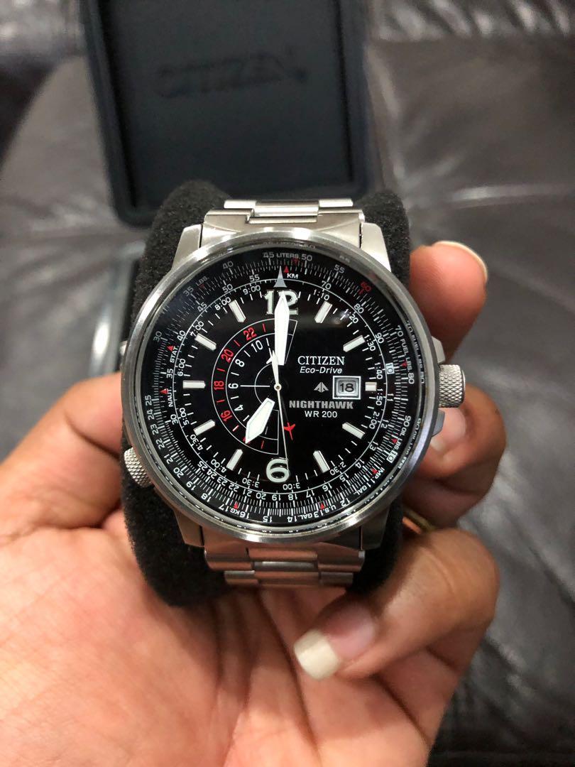 Citizen men's eco sales drive nighthawk flight watch