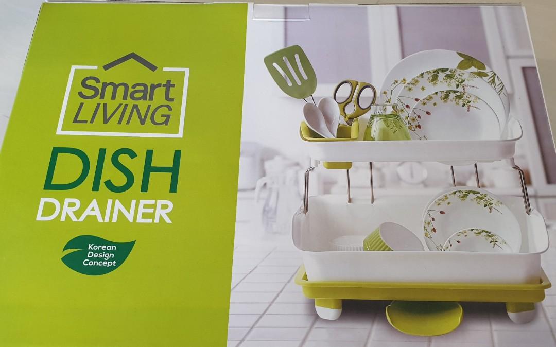 Smart living discount dish drainer