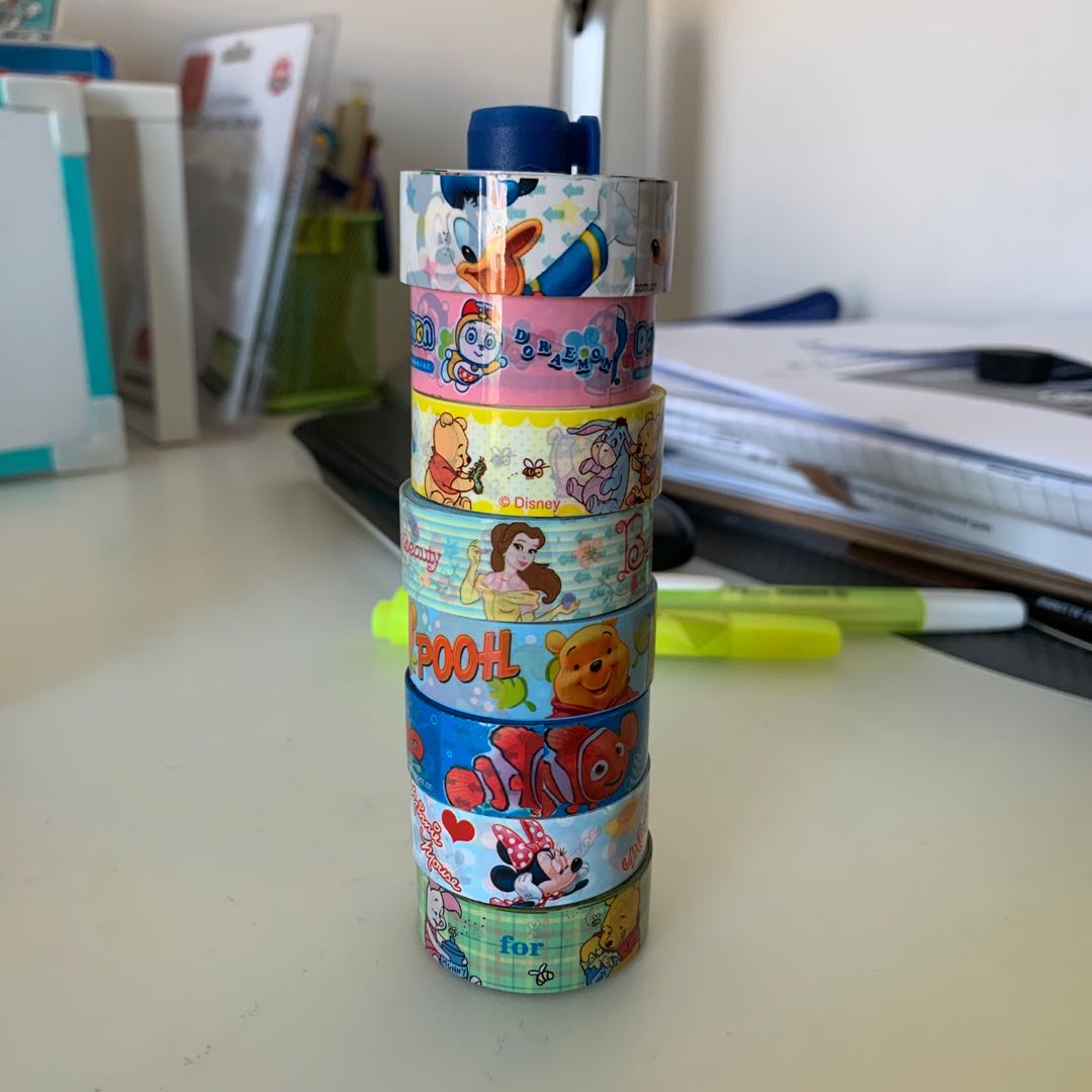Disney Washi Tapes, Hobbies &amp; Toys, Stationery &amp; Craft, Craft Supplies ...