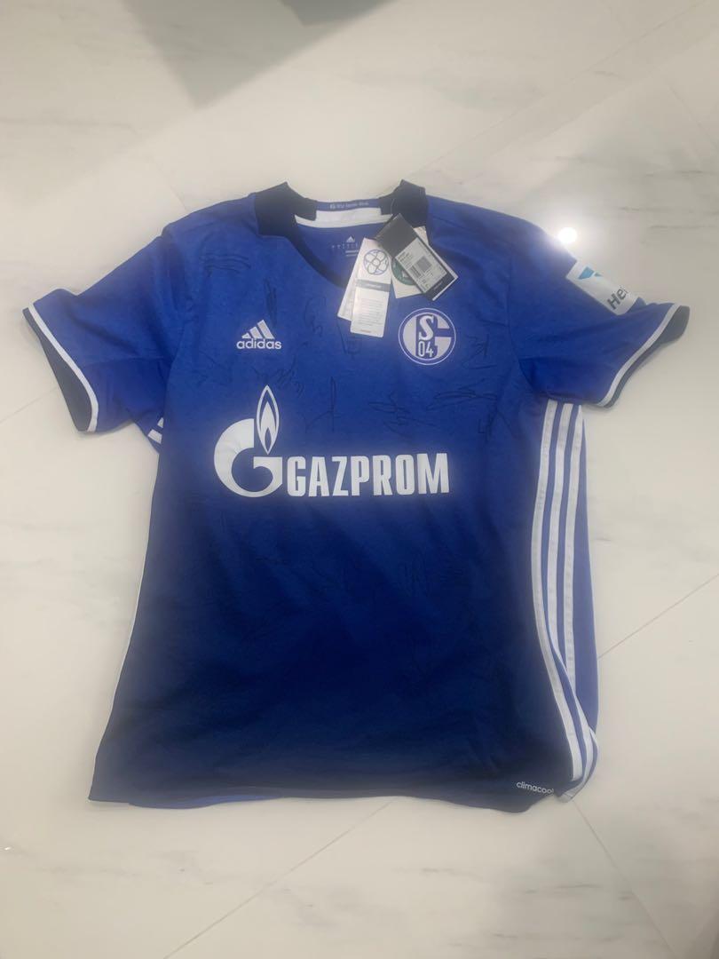 Fc Schalke 04 Autographed Jersey Sports Sports Apparel On Carousell