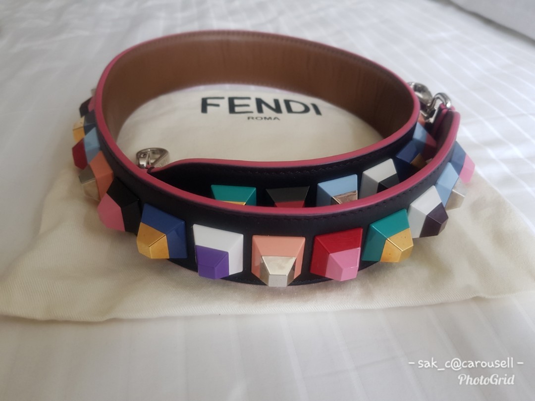 fendi studded strap