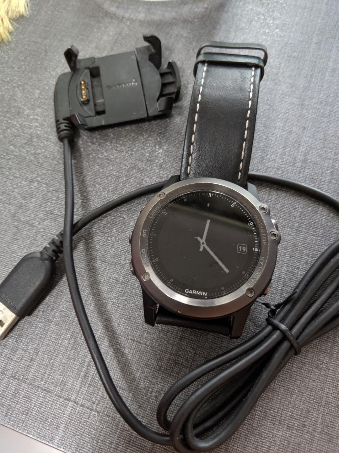 fenix 3 leather strap