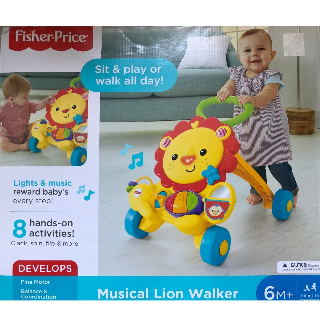 fisher price lion walker instructions