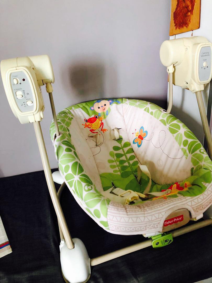 Fisher Price Rocker Automatic Swing Babies Kids Cots