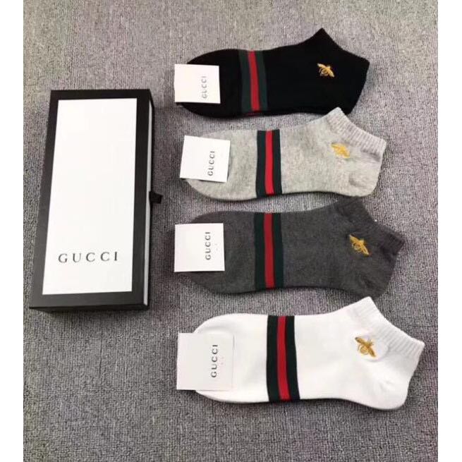 gucci socks gray