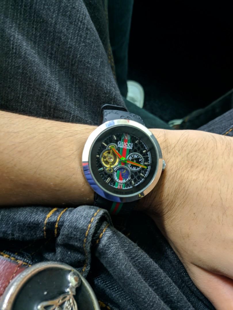 Mens gucci pantcaon watch cheap