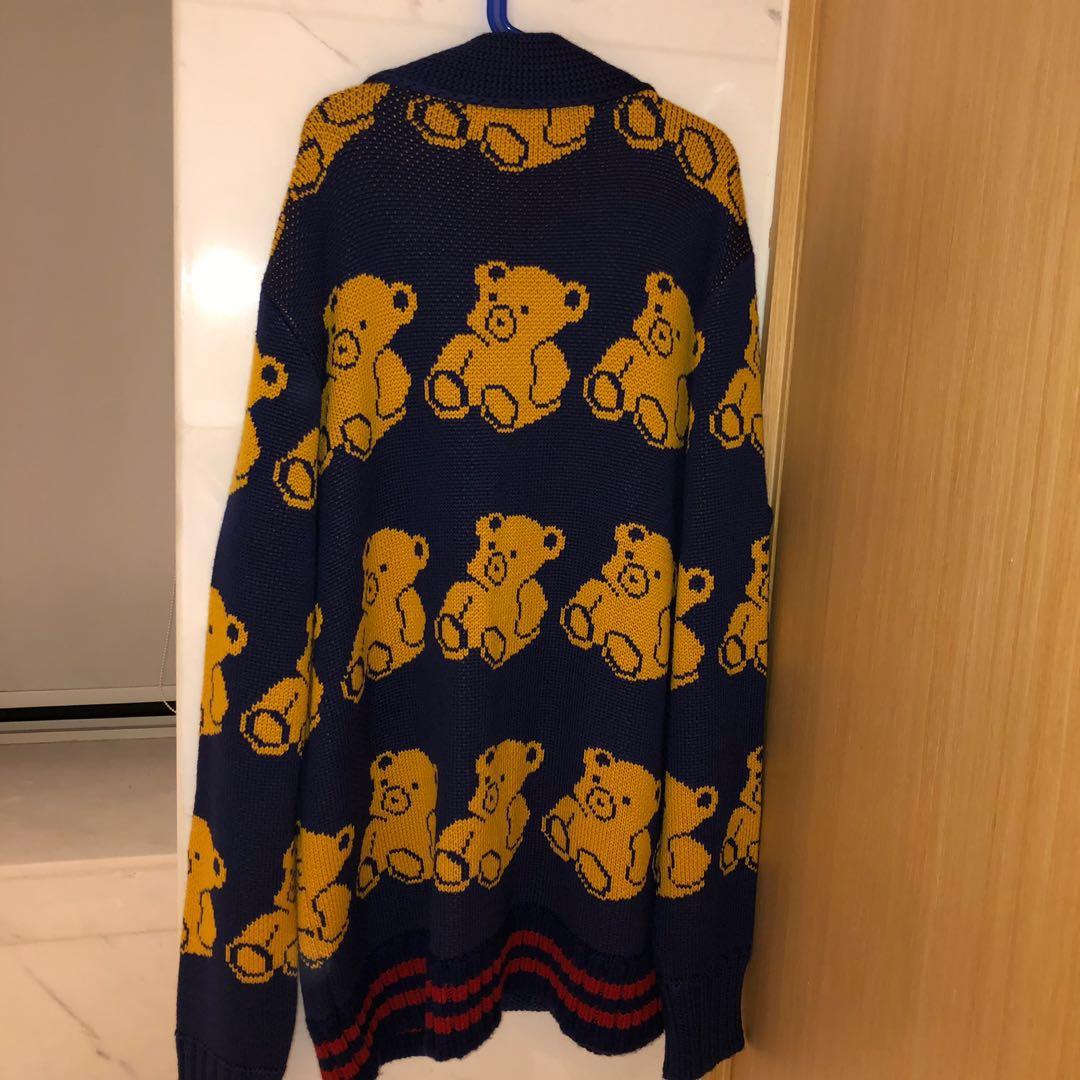 gucci teddy bear cardigan