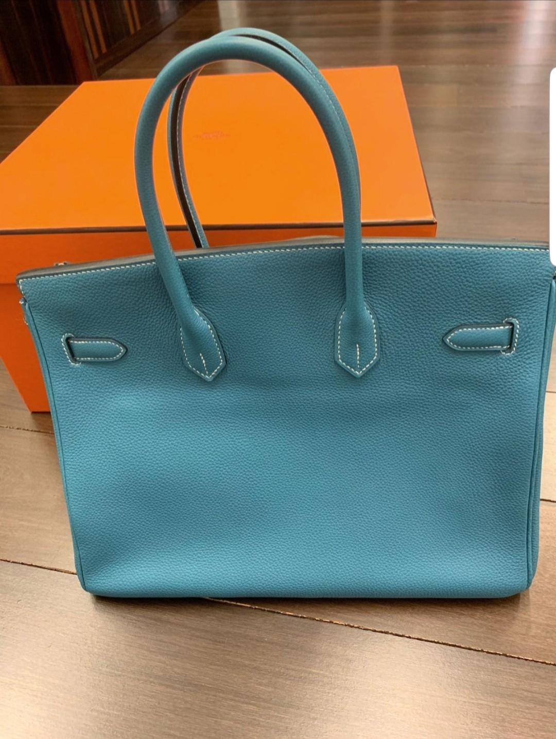 Hermès Blue Jean Togo Birkin 35