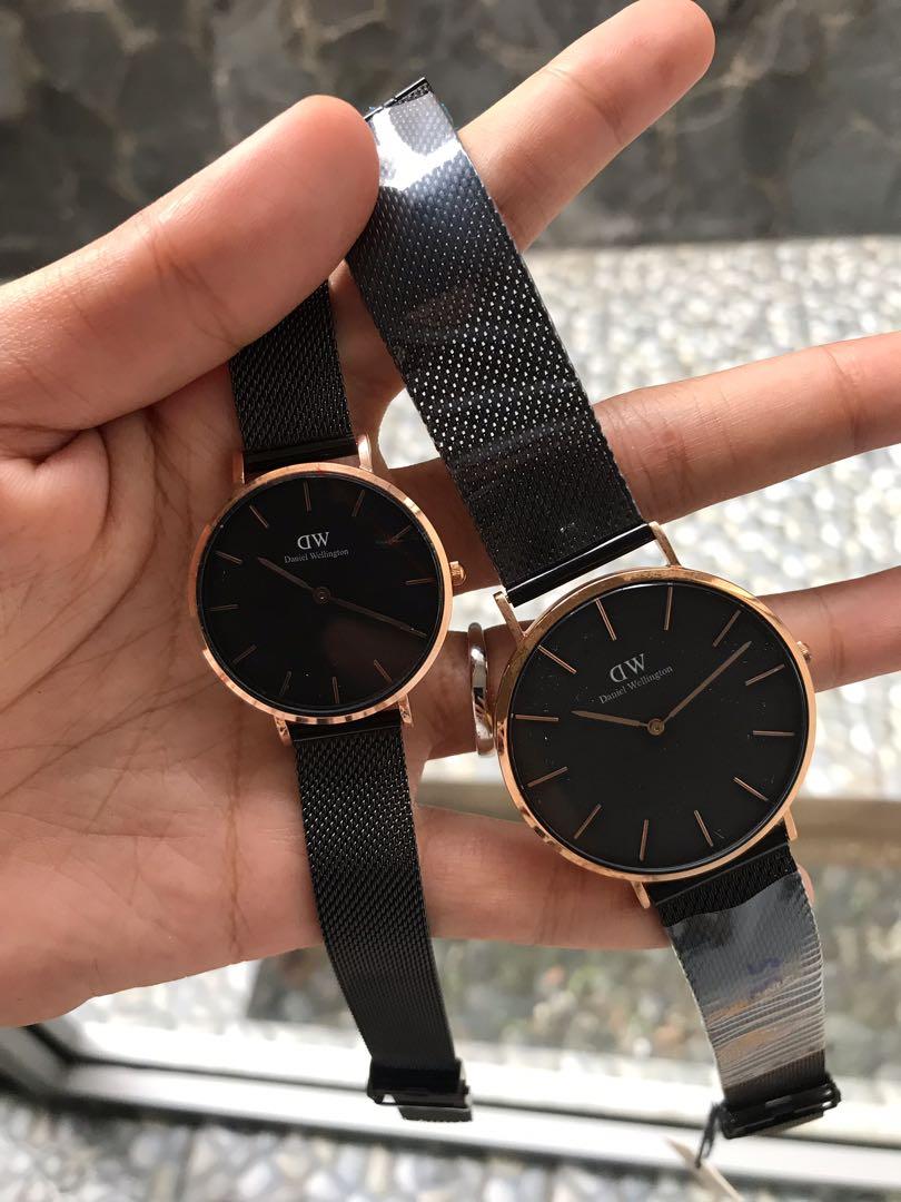 Jam tangan dw couple original sale