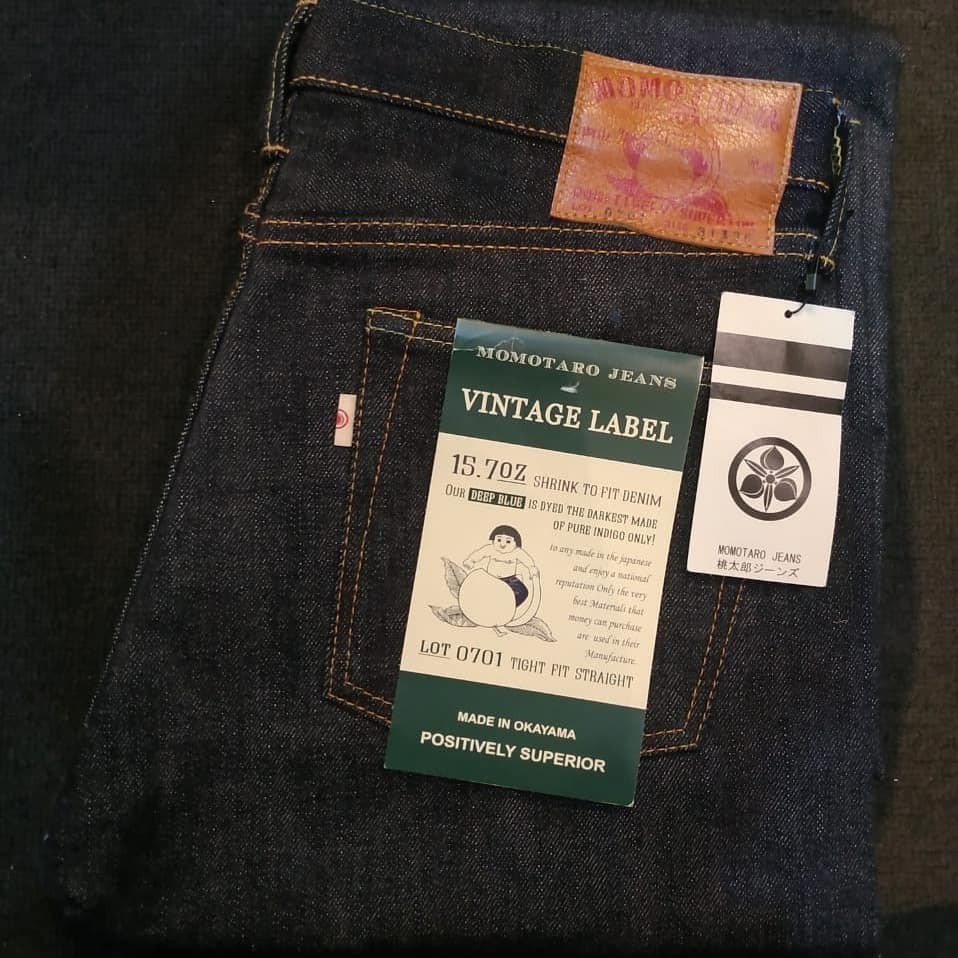 Jeans Momotaro Denim 15.7 Oz Vintage 