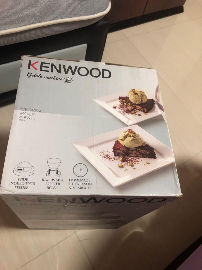 Kenwood IM280 Ice Cream Maker TV Home Appliances Kitchen Appliances Coffee Machines Makers on Carousell