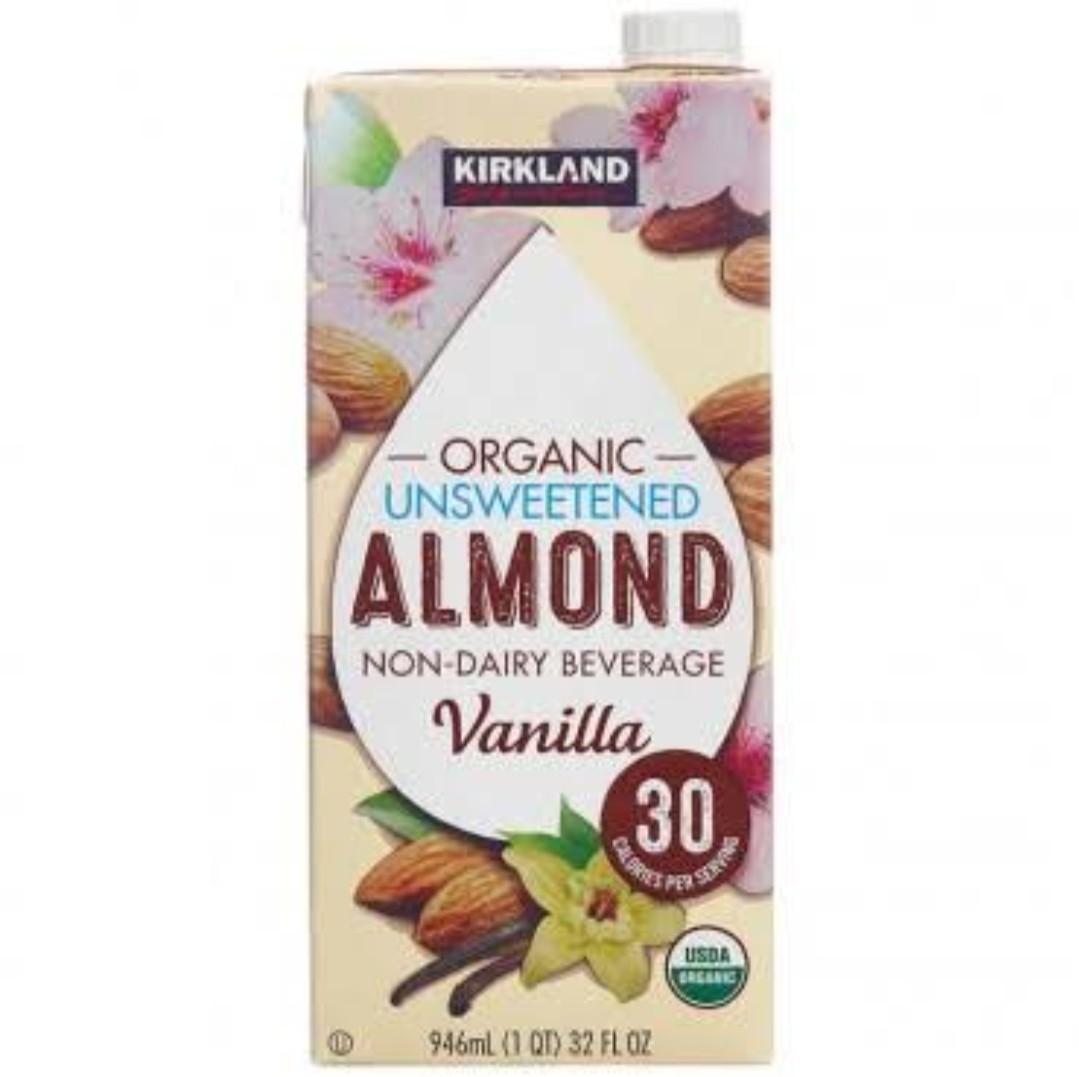 Kirkland Unsweetened Almond Milk Nutrition Facts Blog Dandk