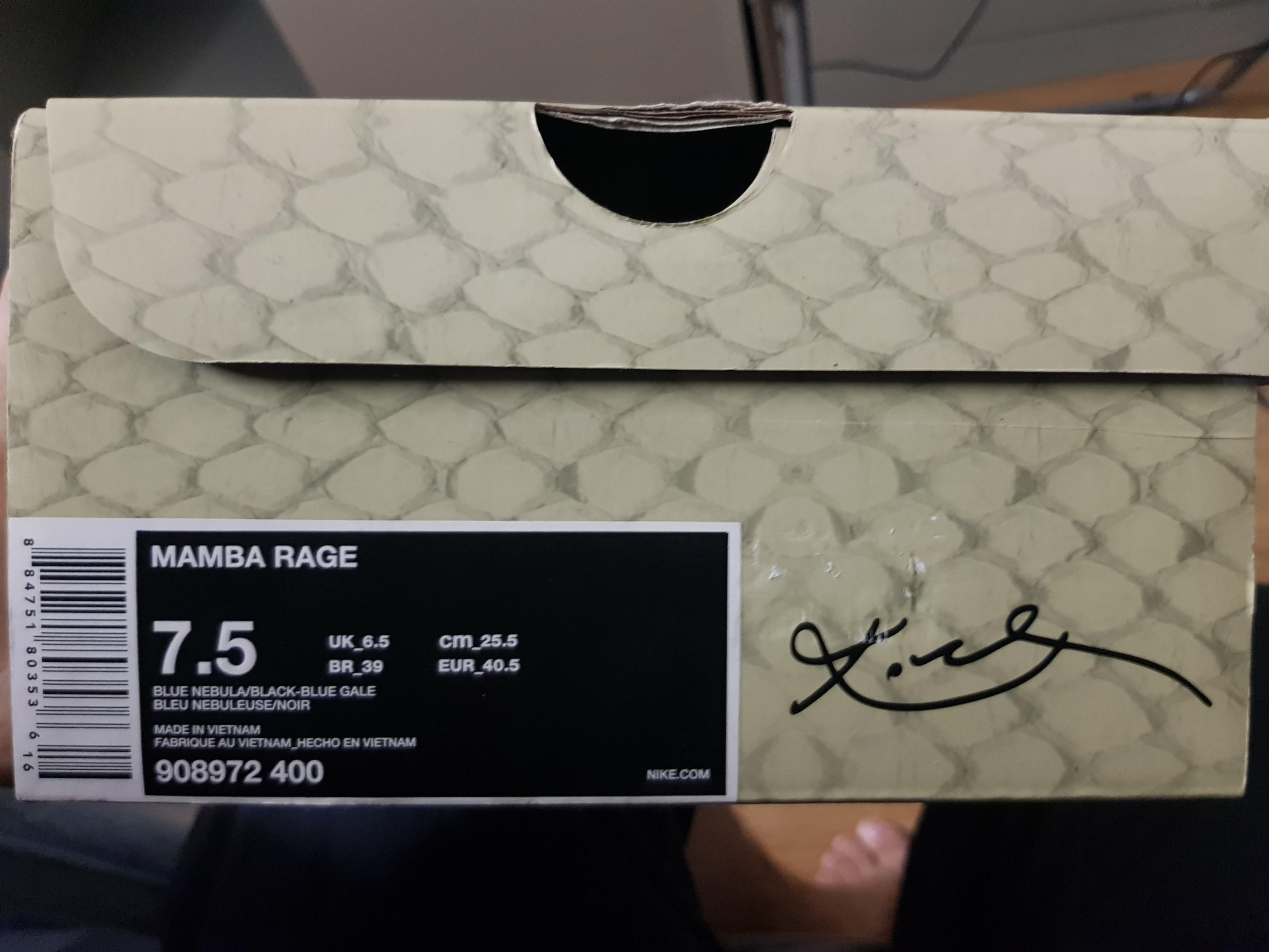 kobe mamba rage blue