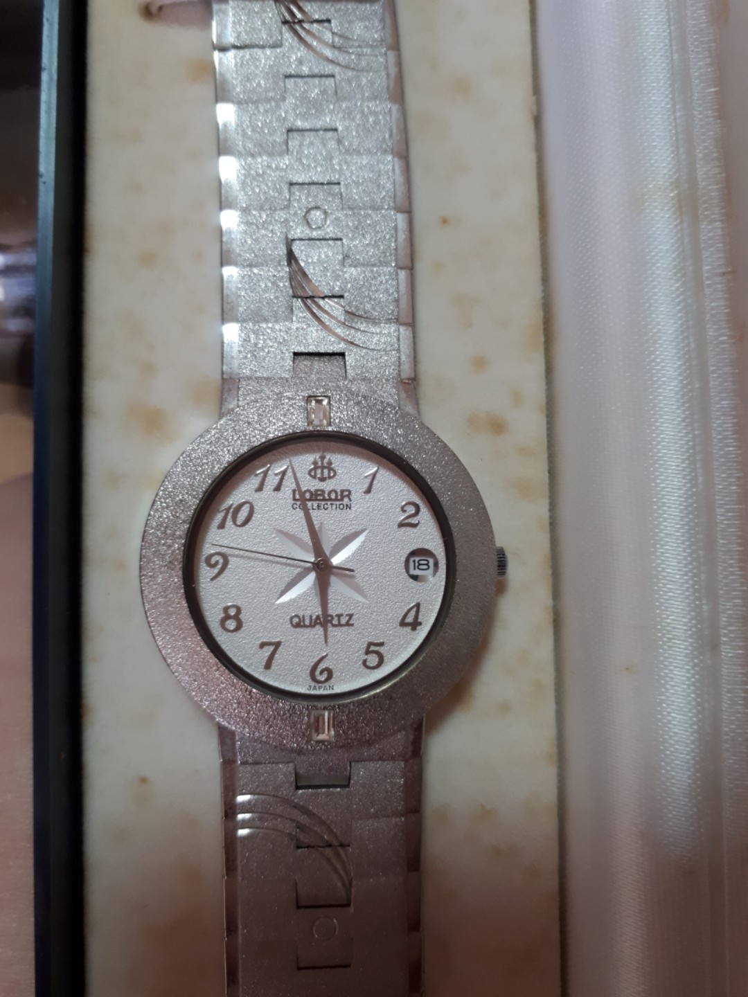 Lobor watch 23k sales gold plated japan quartz