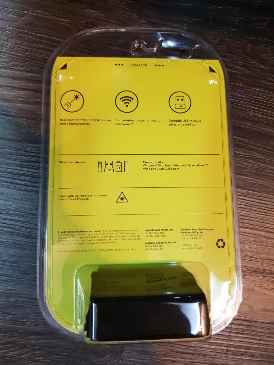 Logitech Wireless Presenter R400, Computers & Tech, Parts & Accessories