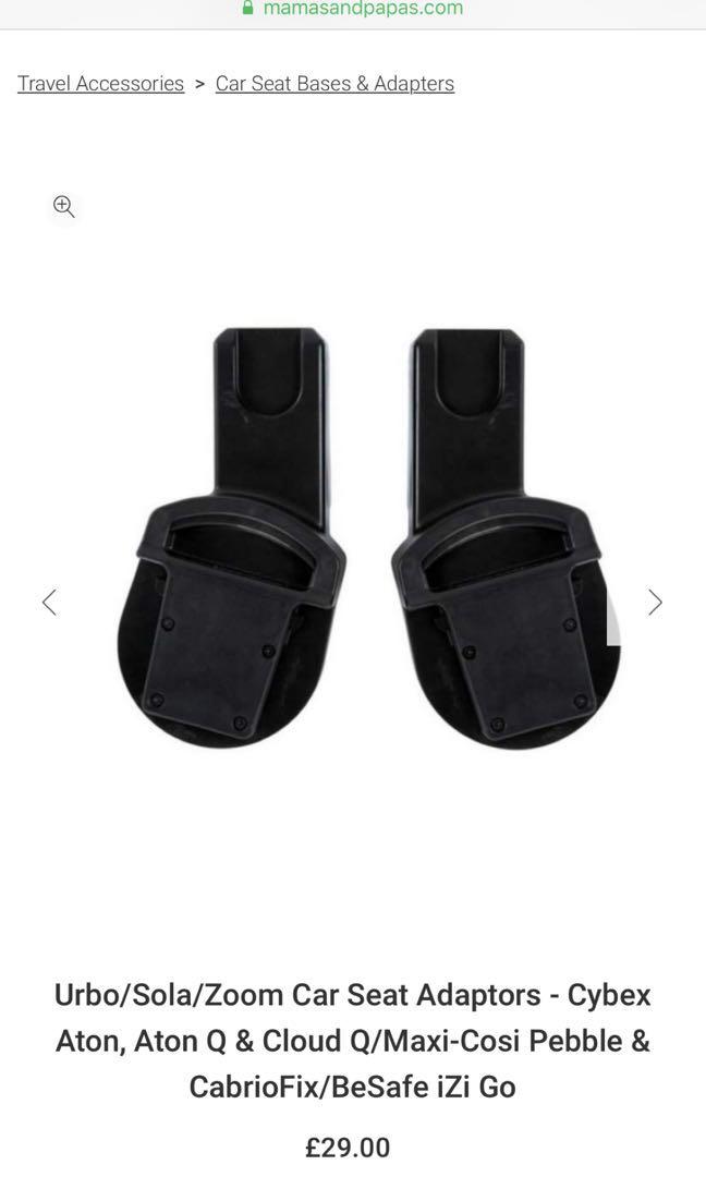 Mamas and Papas Car Seat up to 13kg with car seat adaptor Babies Kids Going Out Car Seats on Carousell