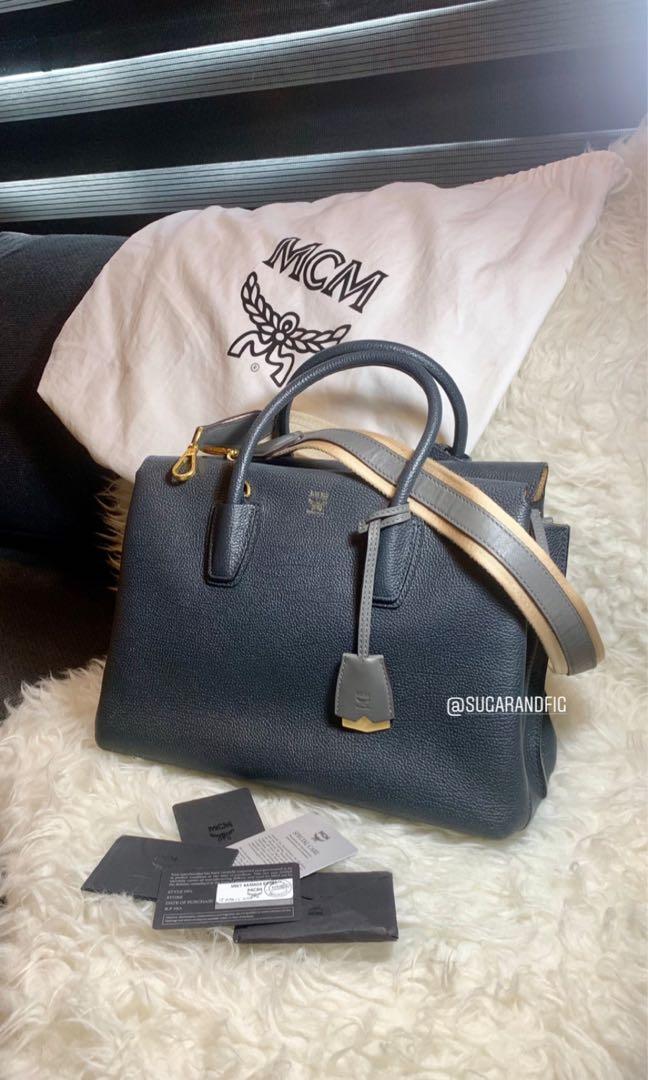 Mcm milla clearance phantom grey