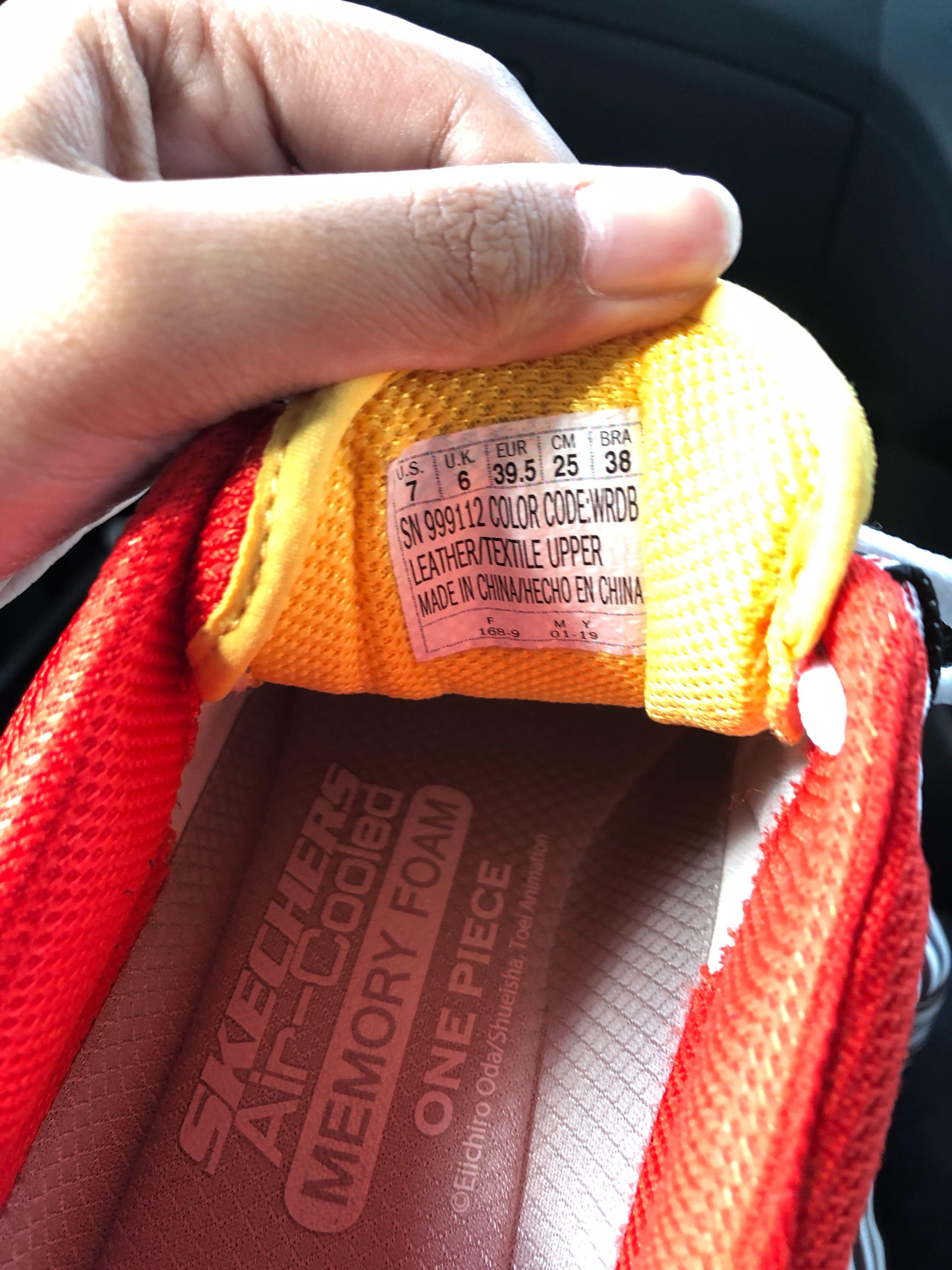 Skechers one piece best sale fake
