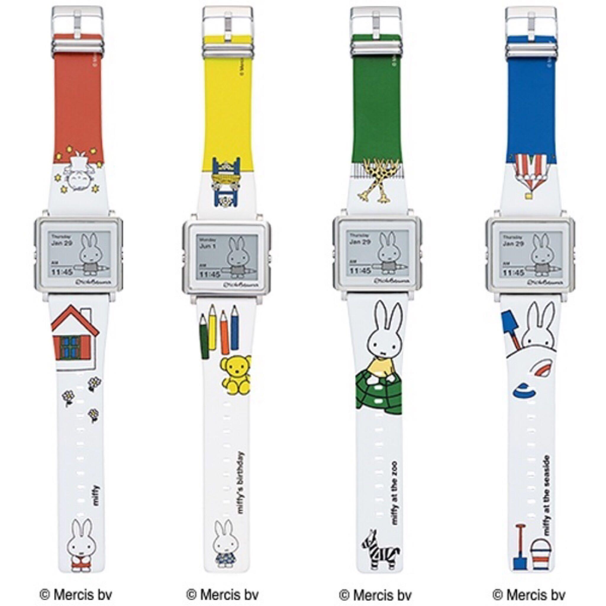 Miffy Epson Smart Canvas 電子手錶日本版, 名牌, 手錶- Carousell