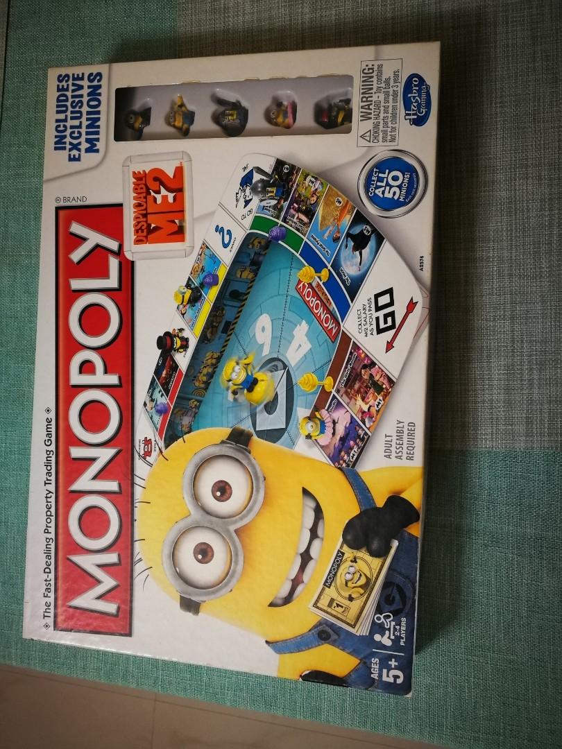 Monopoly Despicable Me 2 Toys Games Board Games Cards On Carousell