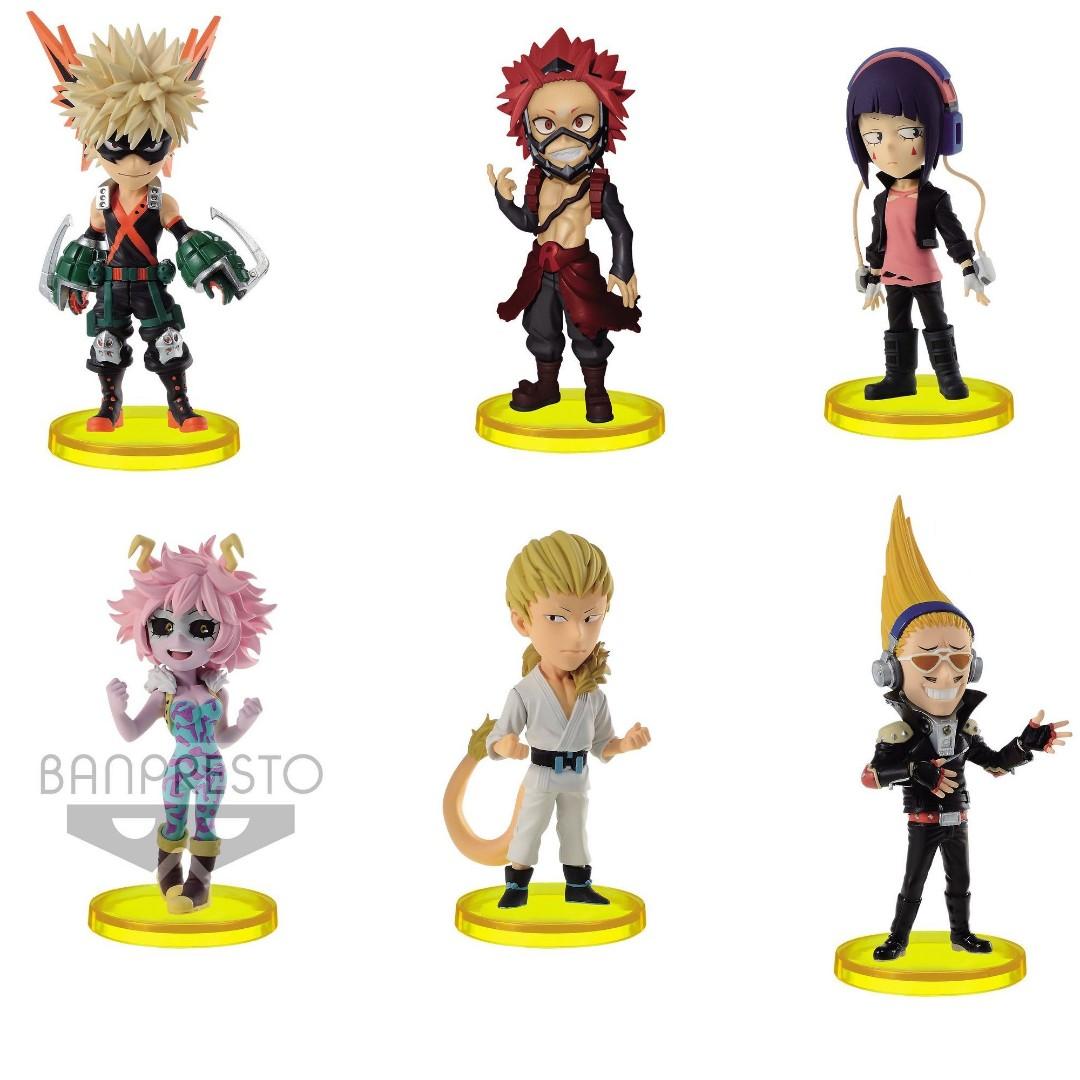 My Hero Academia Hizashi Yamada Present Mic Jirou Kyouka Earphone Jack Eijiro Kirishima Sturdy Hero Red Riot Bakugou Katsuki Ashido Mina Alien Queen Mini Figure Toys Games