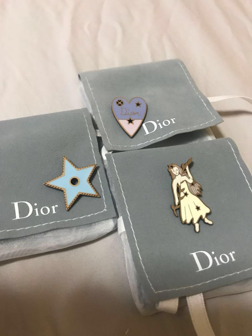 Dior Lily and Hearts Bag Charm Key Chain  SOLD