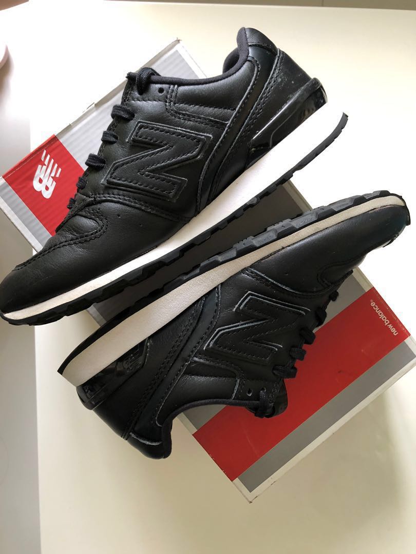 New Balance 996 Leather Black Size 6 6.5 Womens Rubber Shoes not Nike  Adidas Converse, Women's Fashion, Shoes, Sneakers on Carousell