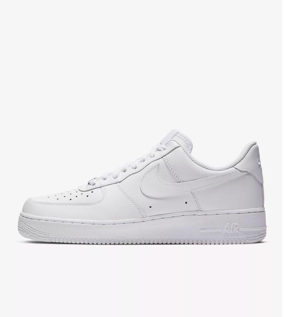 nike air force low all white