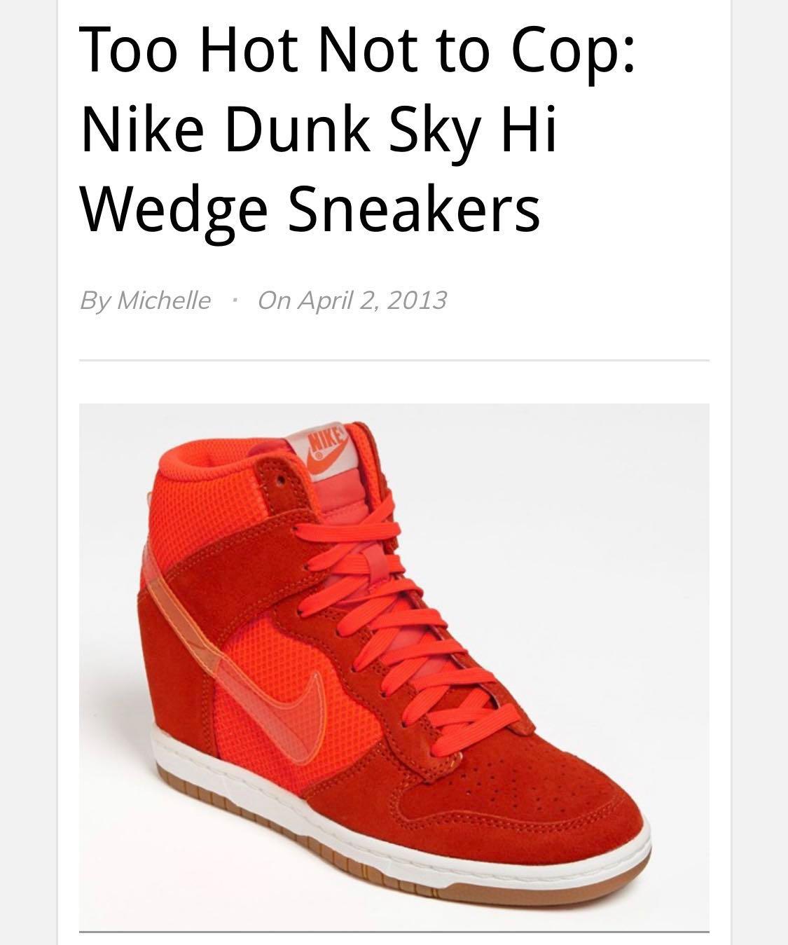 nike dunk sky high