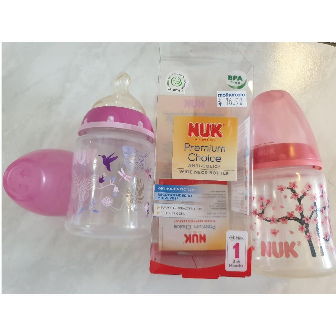 nuk bottles mothercare