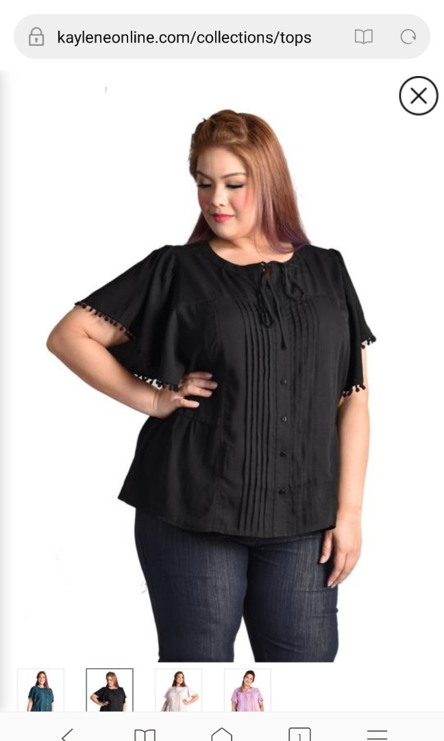 plus size semi formal tops