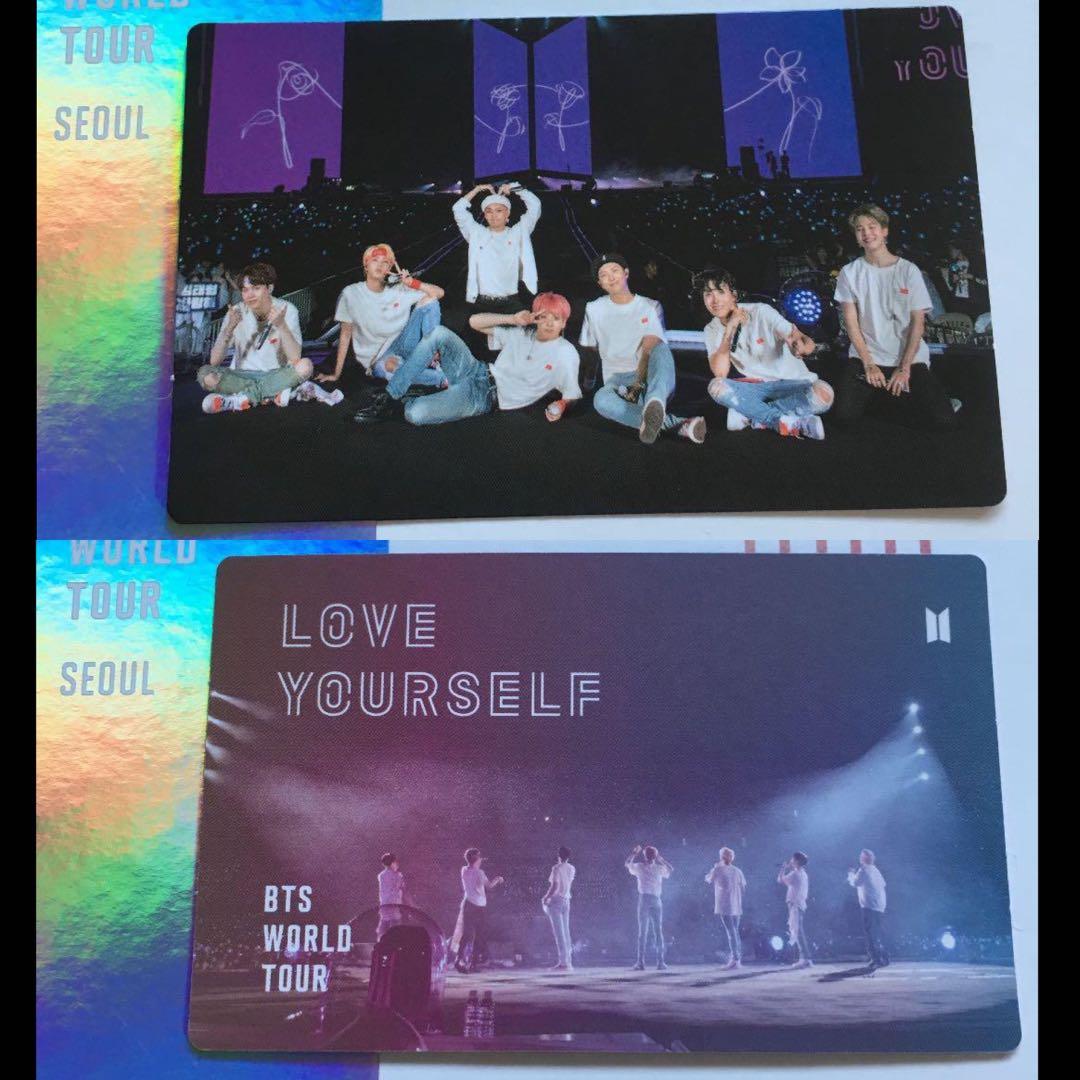 PO] BTS Love Yourself Blu-Ray Group Photocard, Hobbies & Toys 