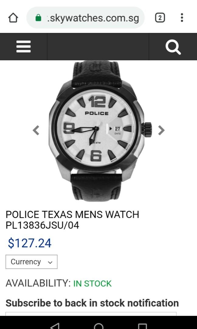 Police 13836j sales
