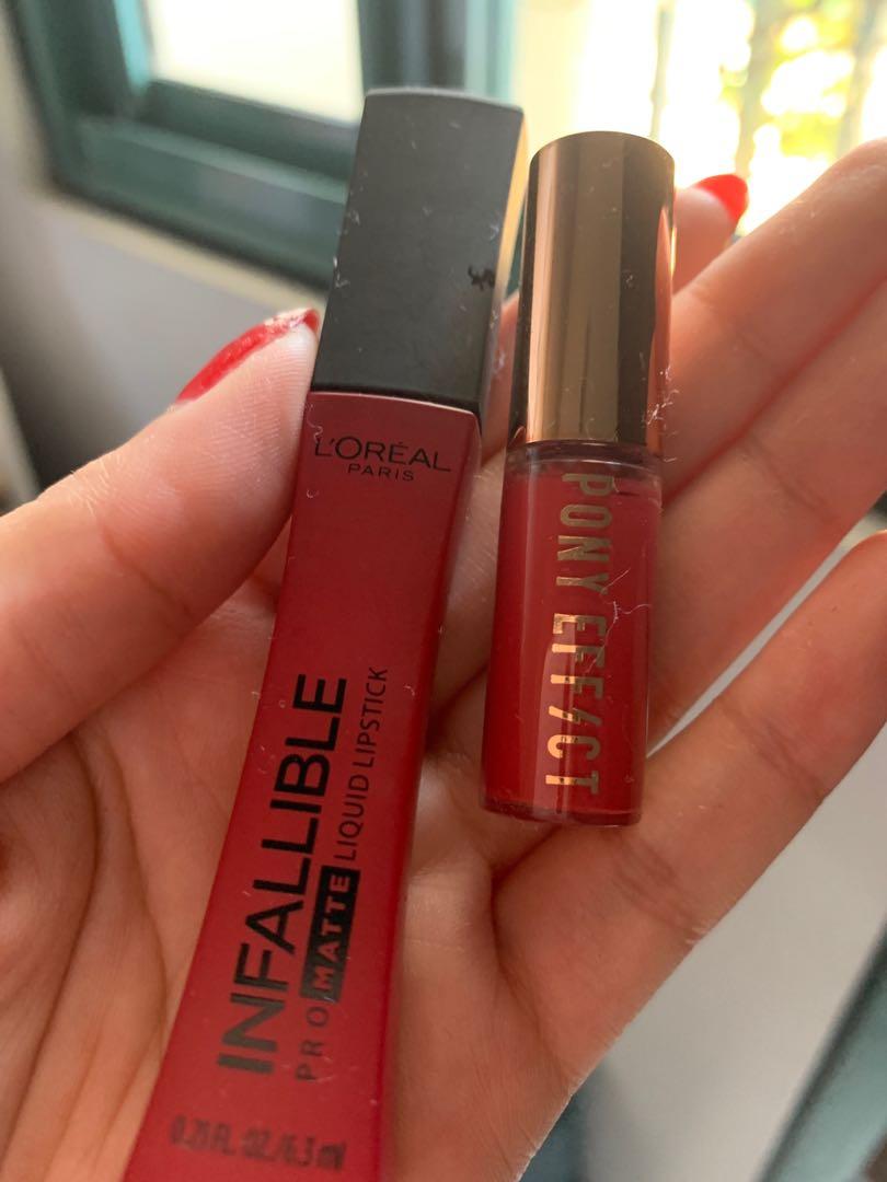 Pony Effect trial size + L’oreal Infallible (Category: Makeup) located in Manila. Submitted by declutteringclothes (Listing ID 229875321, Image 1). Description: .