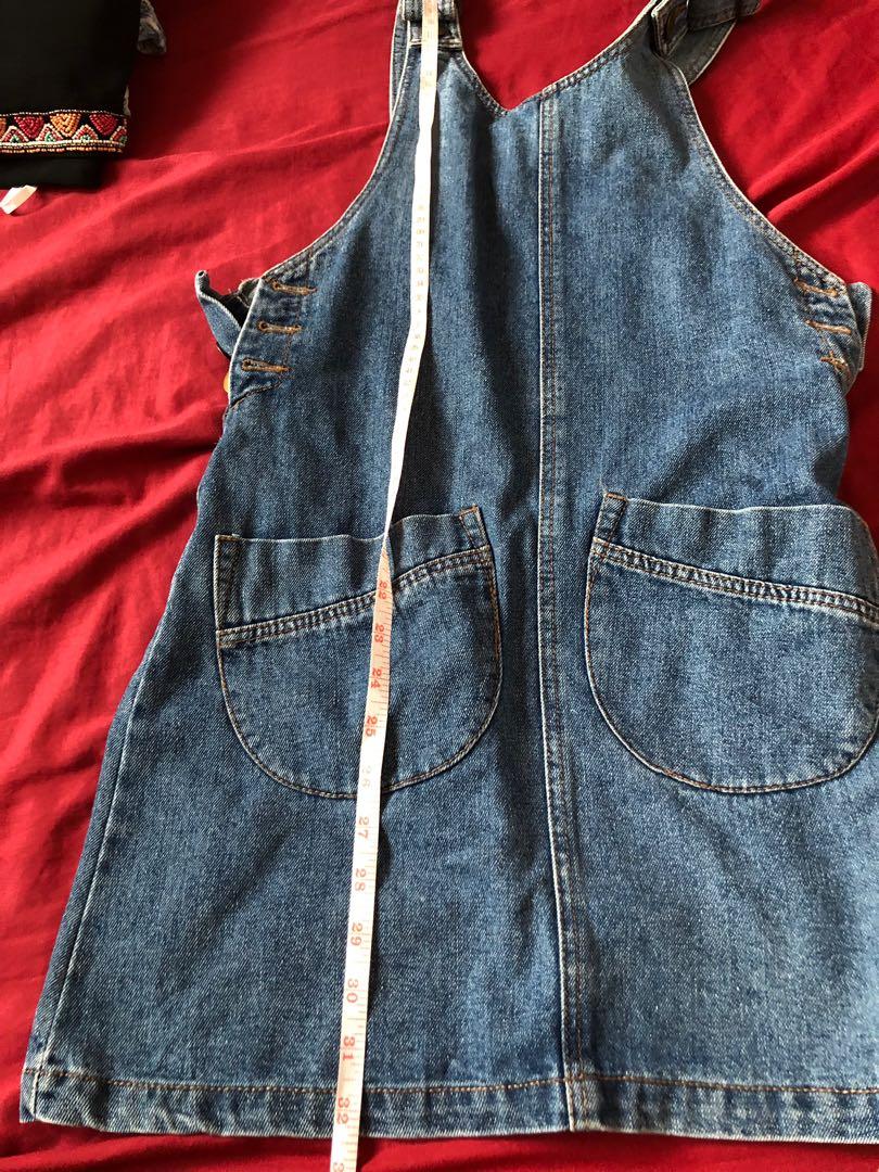 primark denim pinafore