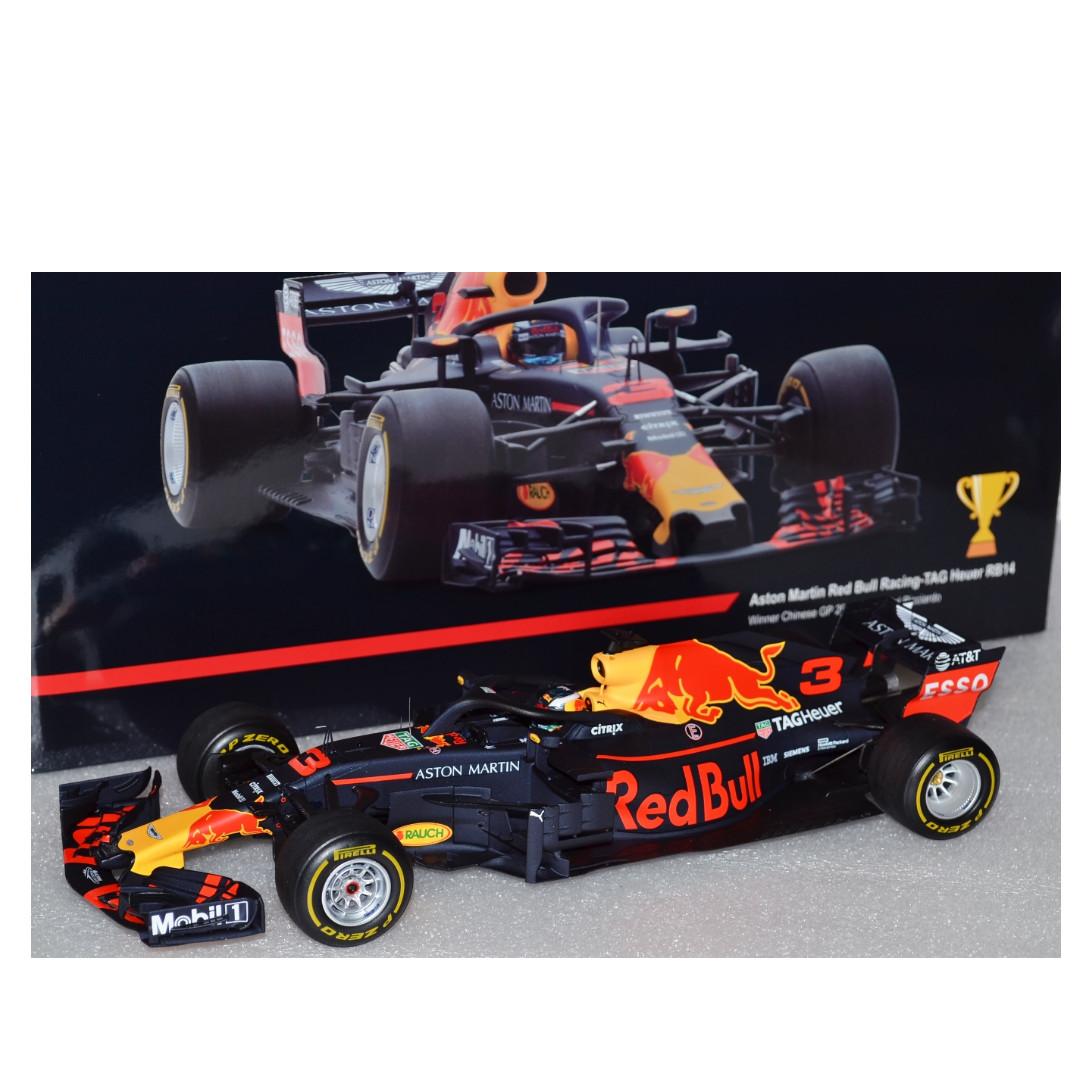 Red Bull 1 18 Daniel Ricciardo 2018 Chinese GP F1 car Spark not